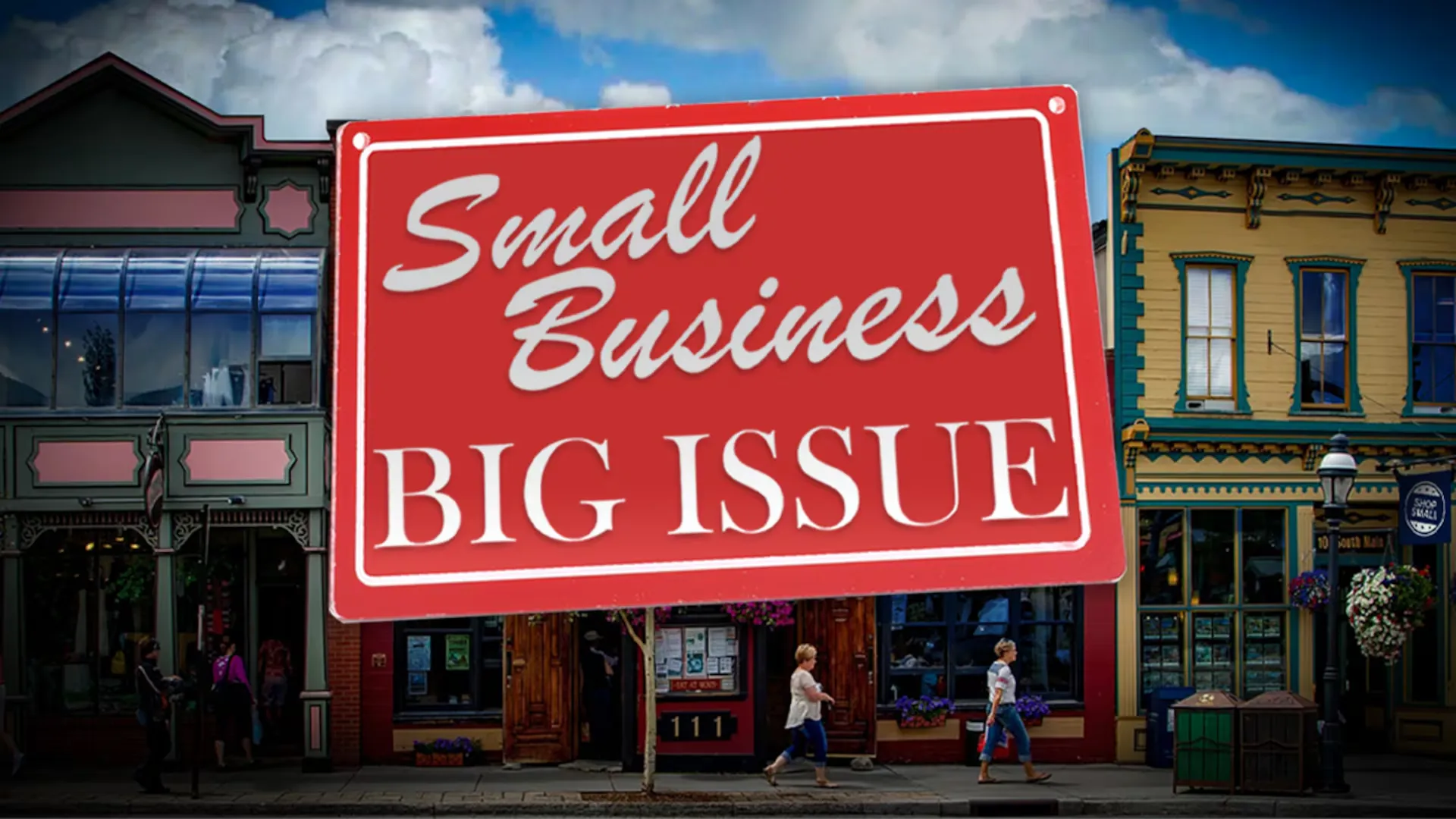 Restaurant owner reviewing daily sales